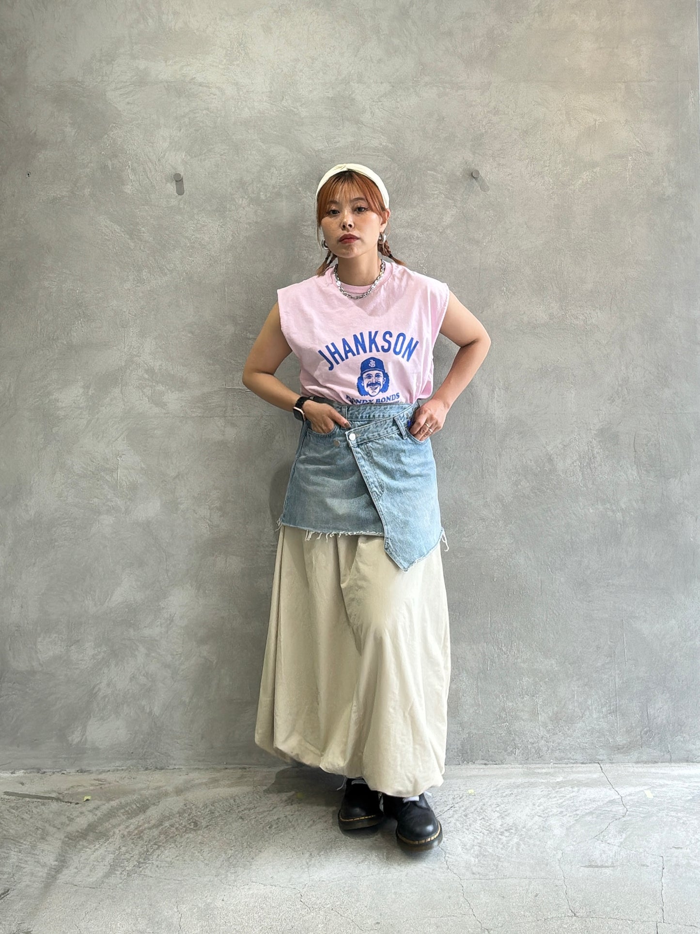 2wayナイロンバルーンスカート