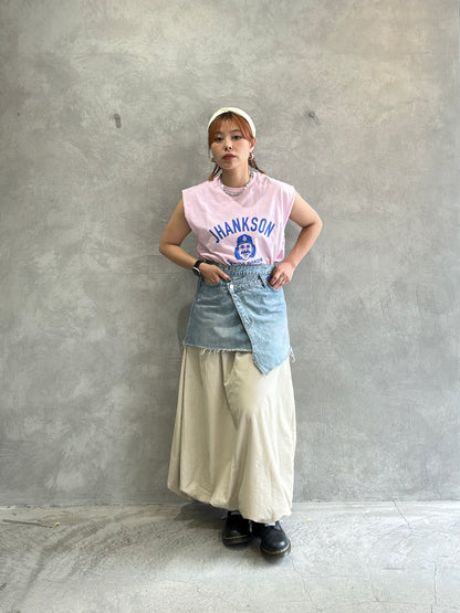 2wayナイロンバルーンスカート