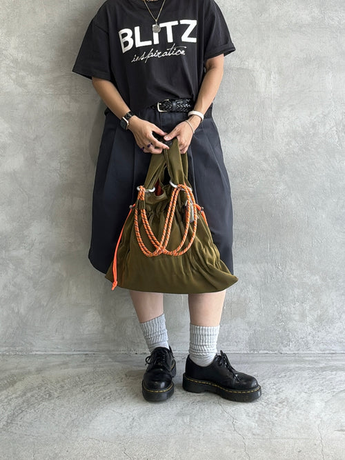 【予約販売】ベルベットエナメル2wayティアードワンショルバッグ／cheek