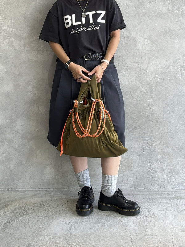 【予約販売】ベルベットエナメル2wayティアードワンショルバッグ／cheek