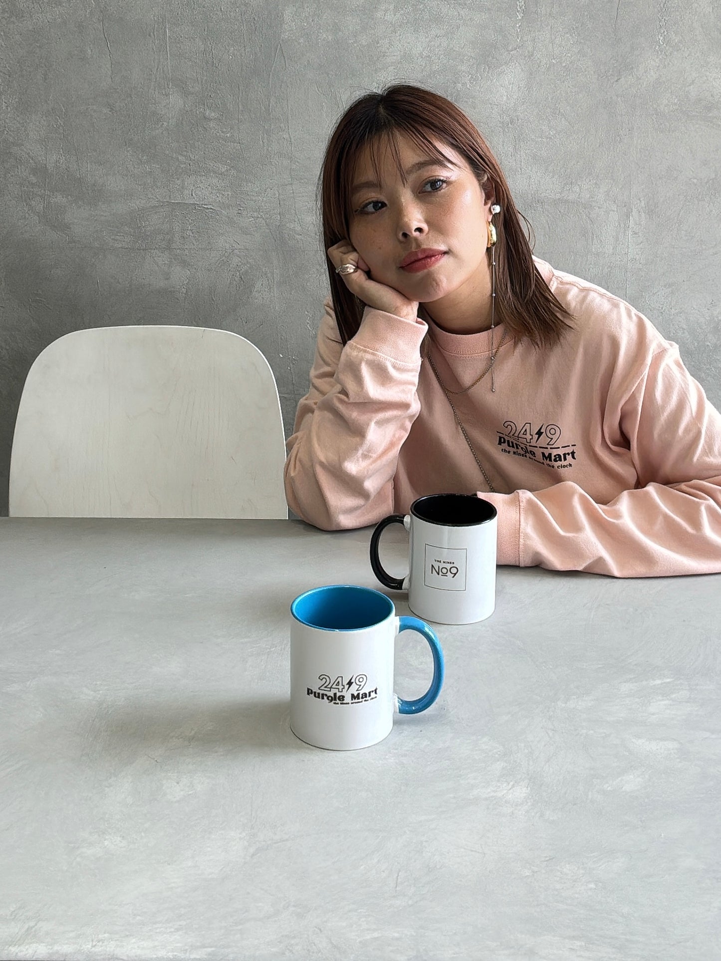 受付終了【予約販売】PURPLE MART⚡︎オリジナルバイカラーマグカップ／the Nines