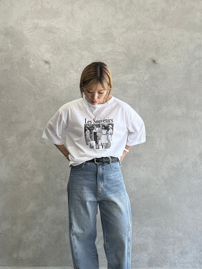 受付終了【予約販売】Les Souvenirs シアー天竺Tシャツ／ING