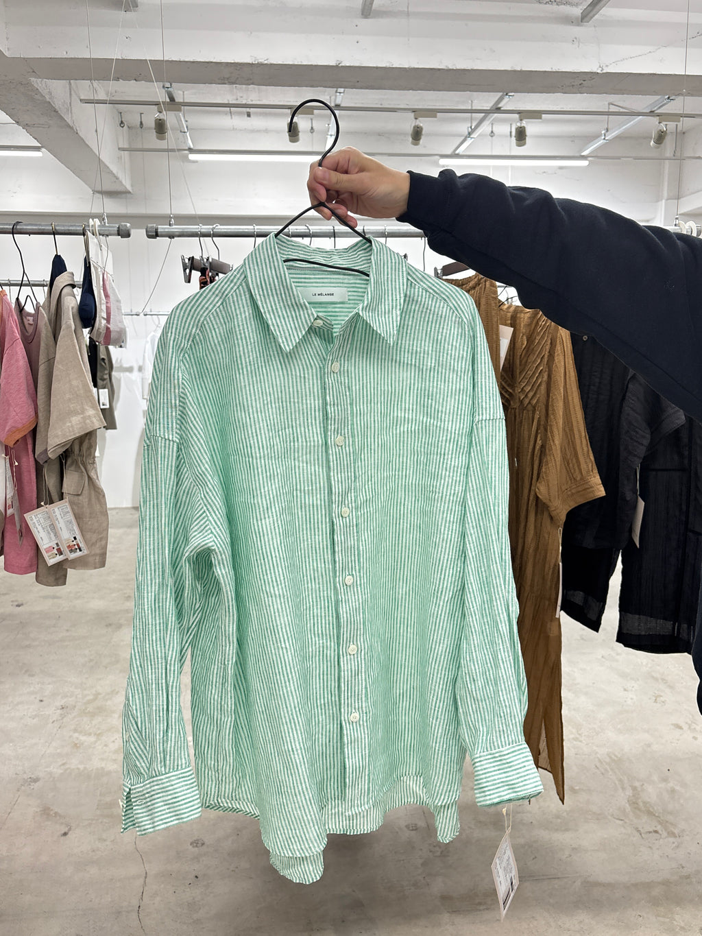 受付終了【予約販売】フレンチリネンシャツ／8623205／LE MÉLANGE／2026 SS#2
