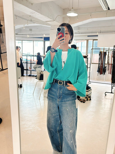 【予約⚡︎販売】裏毛スキッパーPO／MG CT - 27025 - S／MARGAUX VINTAGE／2027 PRE SPRING COLLECTION