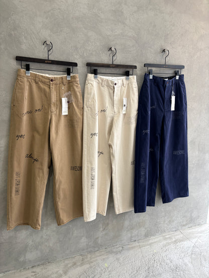 【再入荷】プリントチノパン／LE MÉLANGE