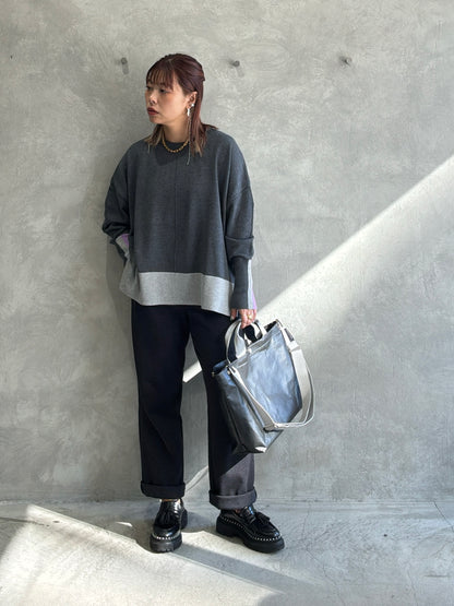 ウールタックパンツ／LE MÉLANGE