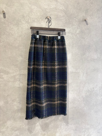 クラッシュツイードタイトスカート／the Nines