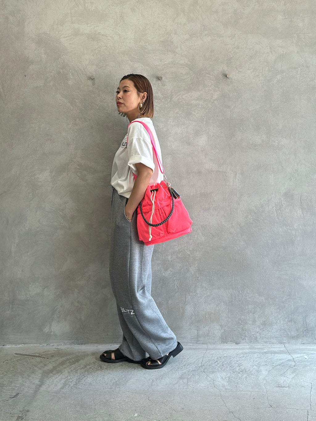 【予約販売】パディング２WAYショルダーバッグ／cheek
