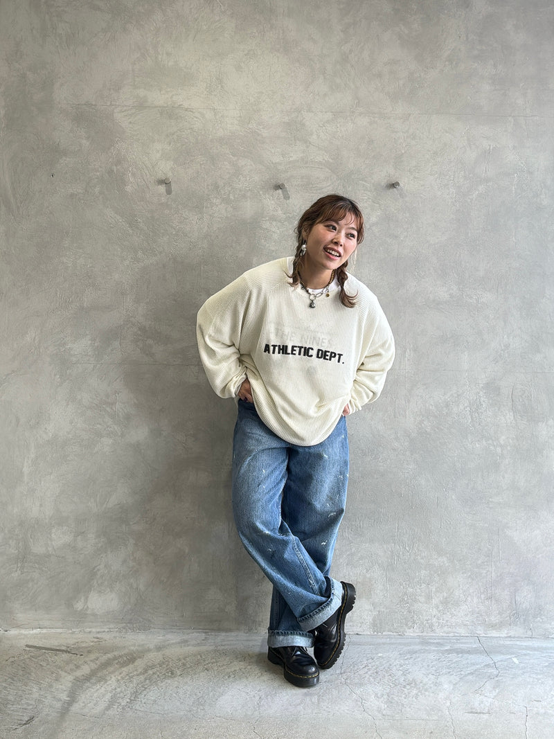 【再入荷】ワッフルドルマンロンT／flamingo firm