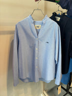【予約⚡︎販売】オックスフォードフリルシャツ／MG BL - 27013 - S／MARGAUX VINTAGE／2027 PRE SPRING COLLECTION