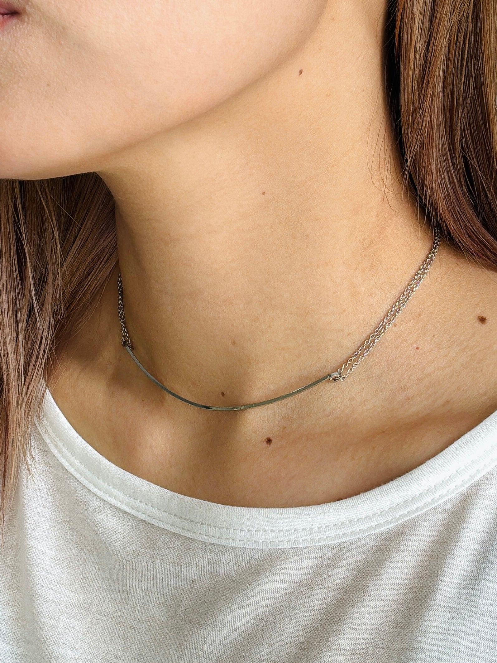 【予約販売】カーブバーネックレス