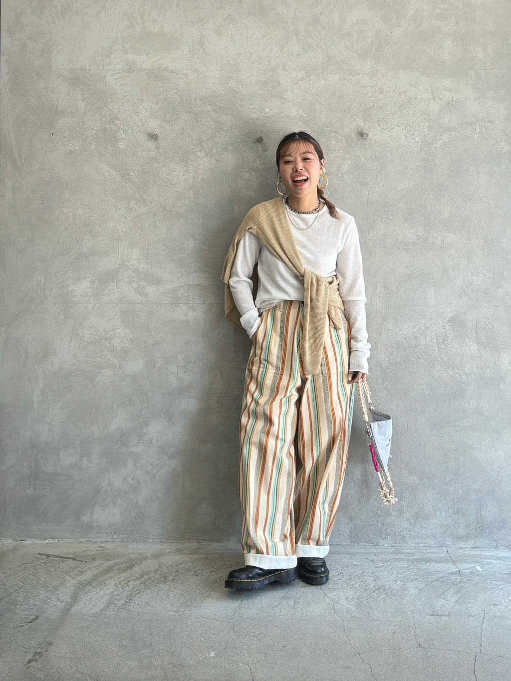 マルチストライプパンツ／PT-26047-S／MARGAUX VINTAGE／