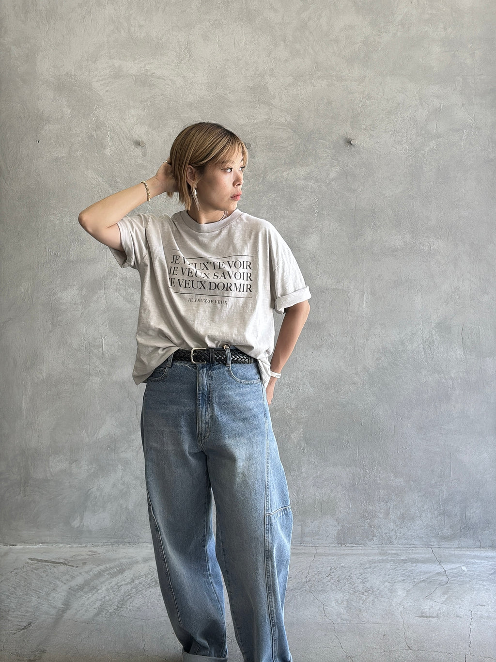 受付終了【予約販売】JE VEUX スラブTシャツ／ING