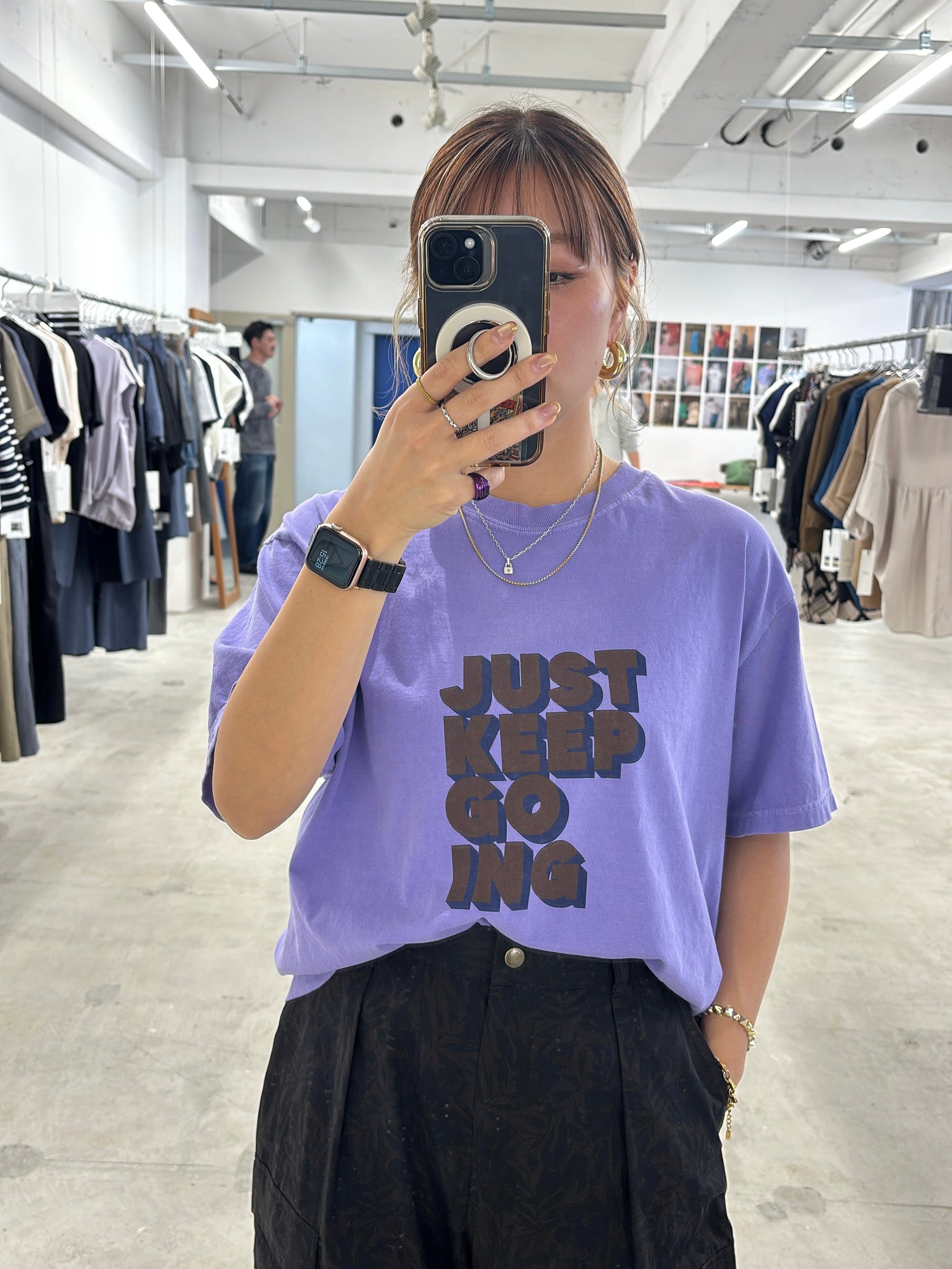 受付終了【予約販売】ピグメント加工Tシャツ／8621005／LE MÉLANGE／2026 SS#2