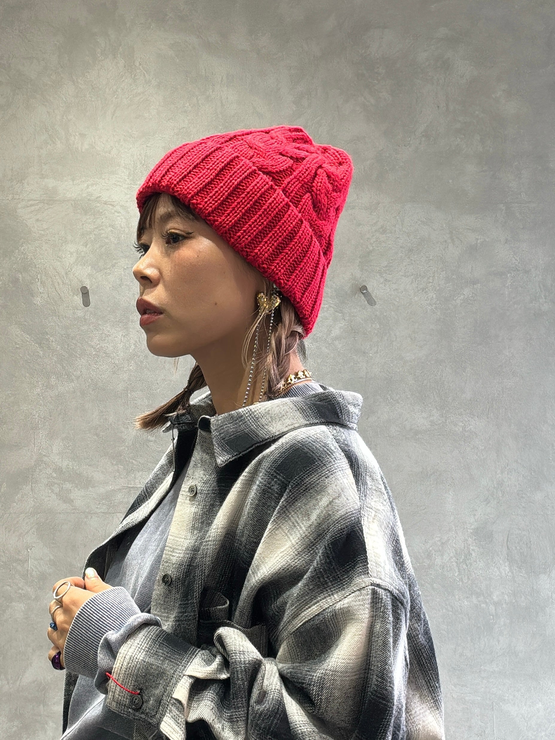 ゆるフィットニットキャップ