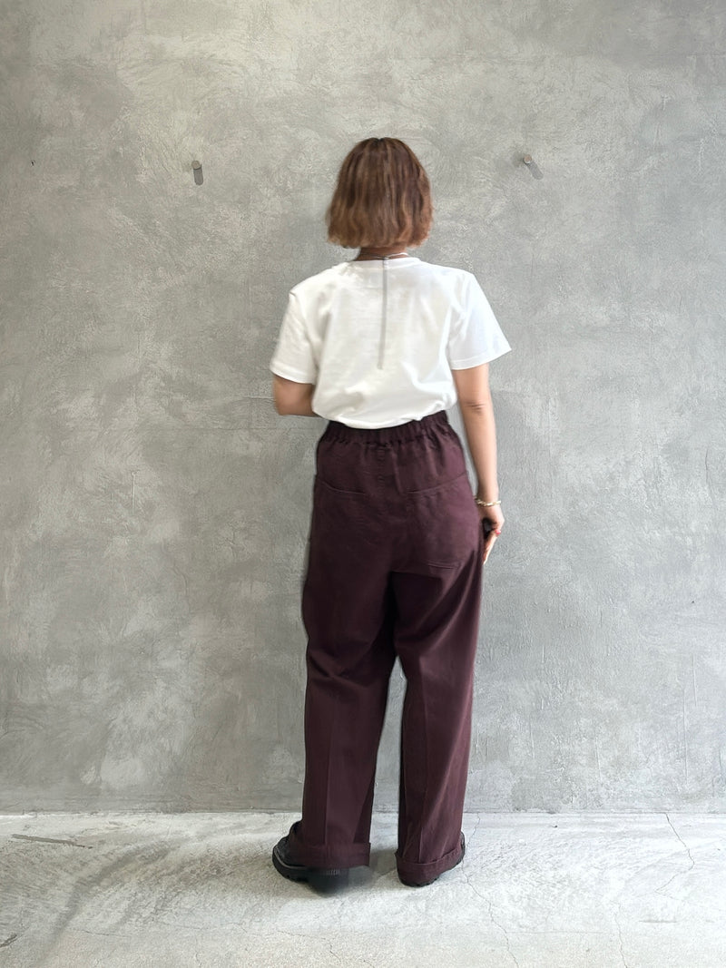 【GWあけにお届け！】アシンメトリーパンツ／P62025AI／PRIORIY　