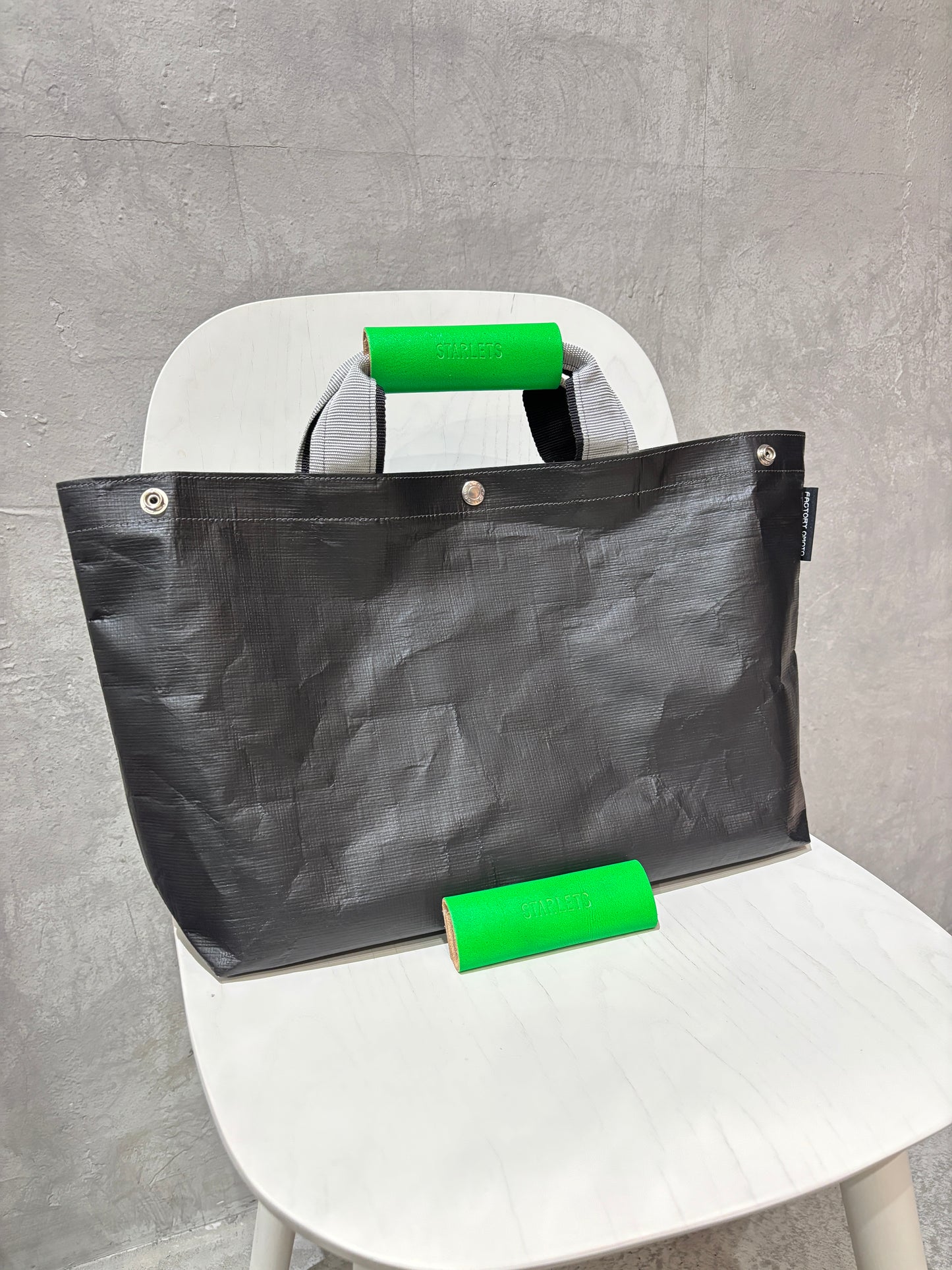 【予約販売】グレー×ブラック（本体：ブラック）／FACTORY OMOTO／BASIC TOTE