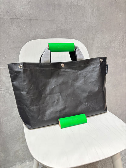 【予約販売】グレー×ブラック（本体：ブラック）／FACTORY OMOTO／BASIC TOTE