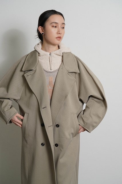 【予約⚡︎販売】ピンスリーブBIGカルゼコート／604511／CYAN tokyo／2026 AW#1