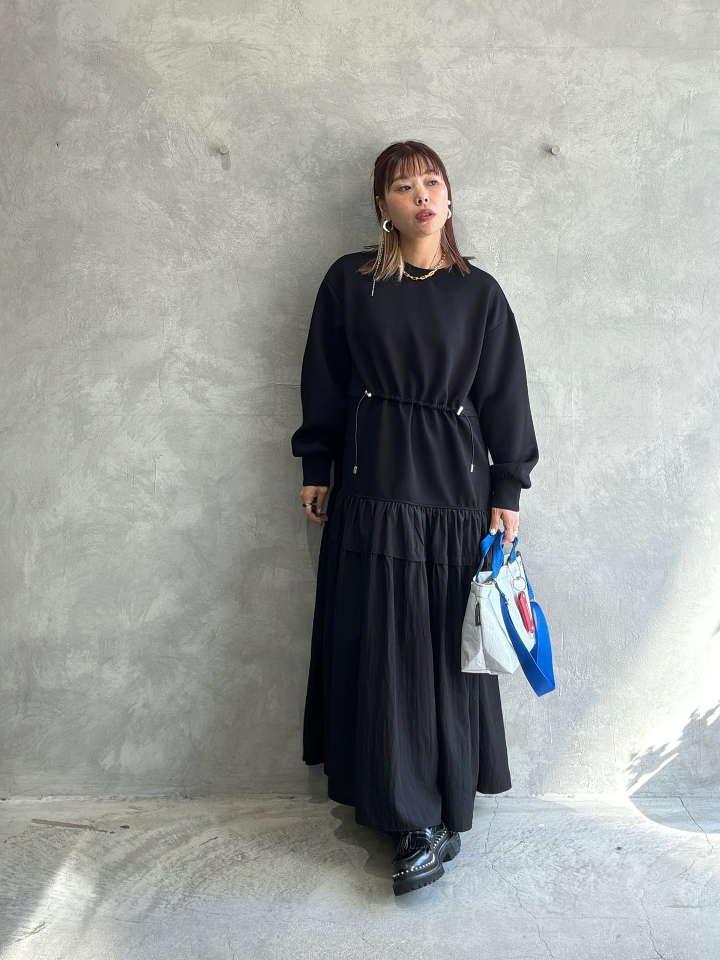 【予約販売】ブルー×チャコール（本体：ホワイト）／FACTORY OMOTO／BASIC TOTE