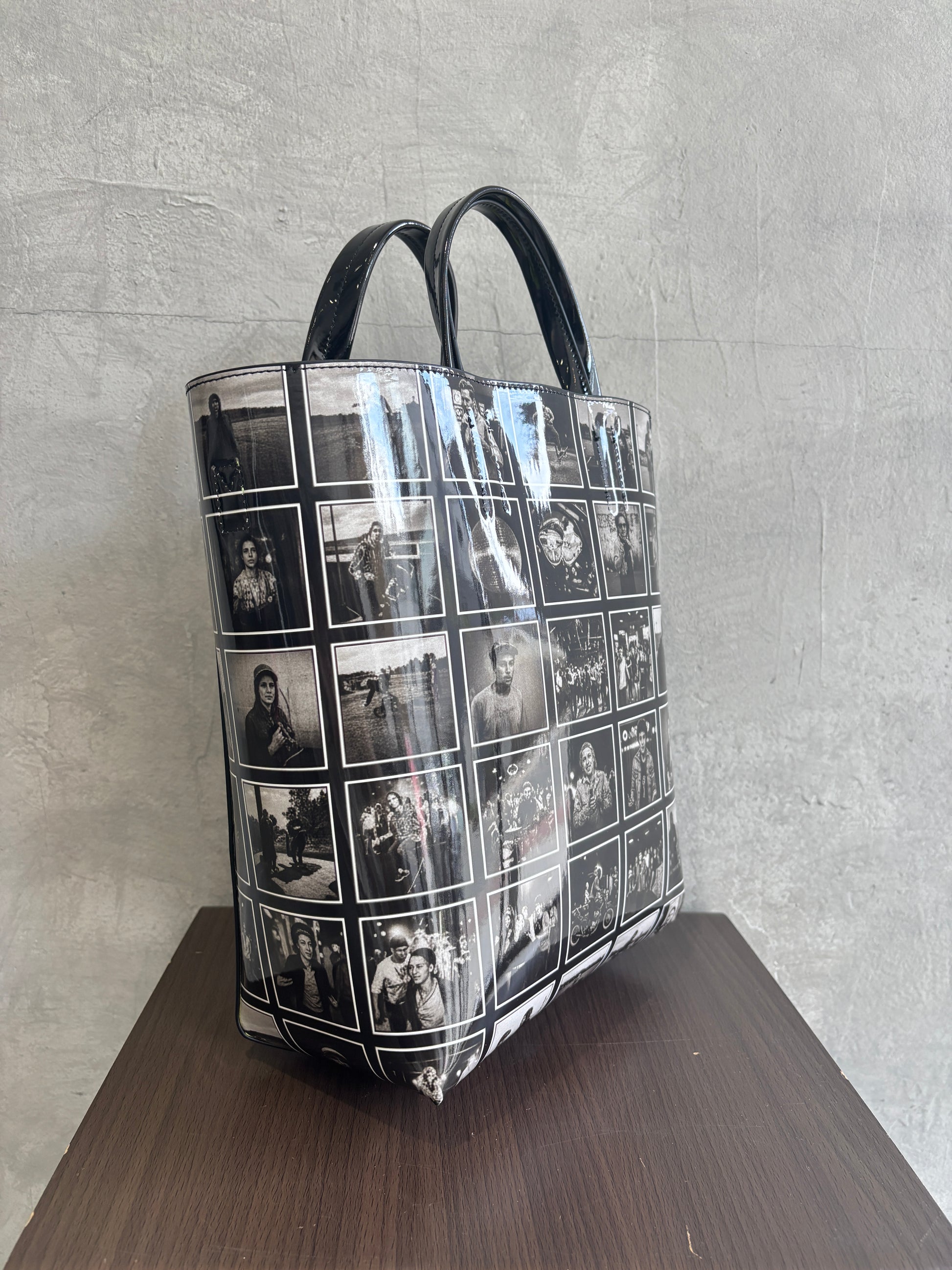 アートプリント２way台形トートバッグ