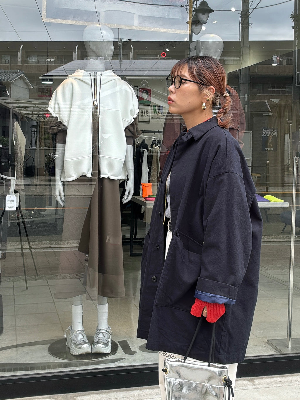 オーバーサイズカバーオール／LE MÉLANGE