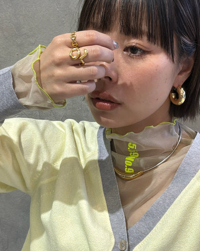 アシンメトリー2wayリング／MNMS