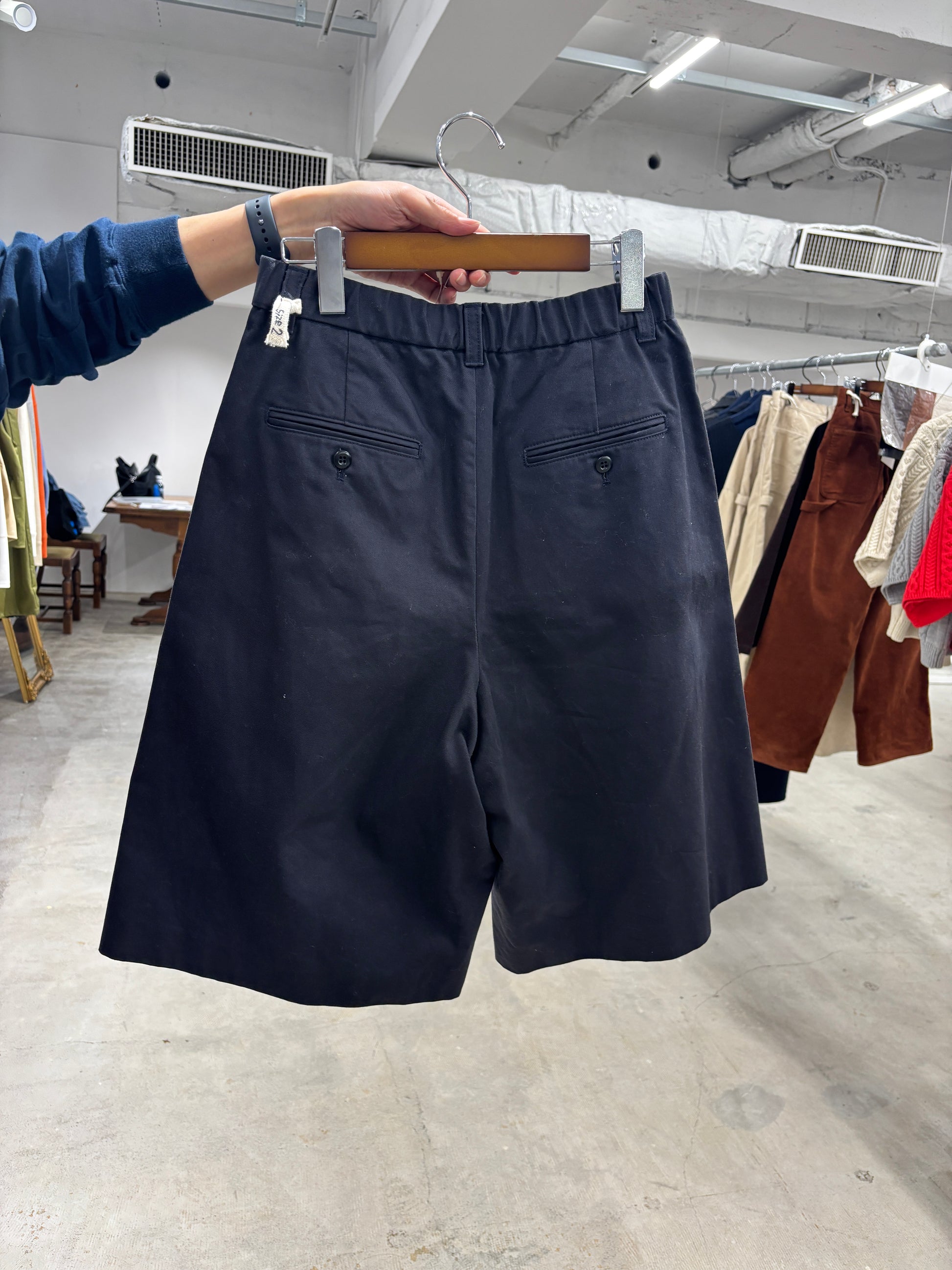 【予約⚡︎販売】コットンツイルハーフパンツ／#8643502／LE MÉLANGE／2026 AW #1