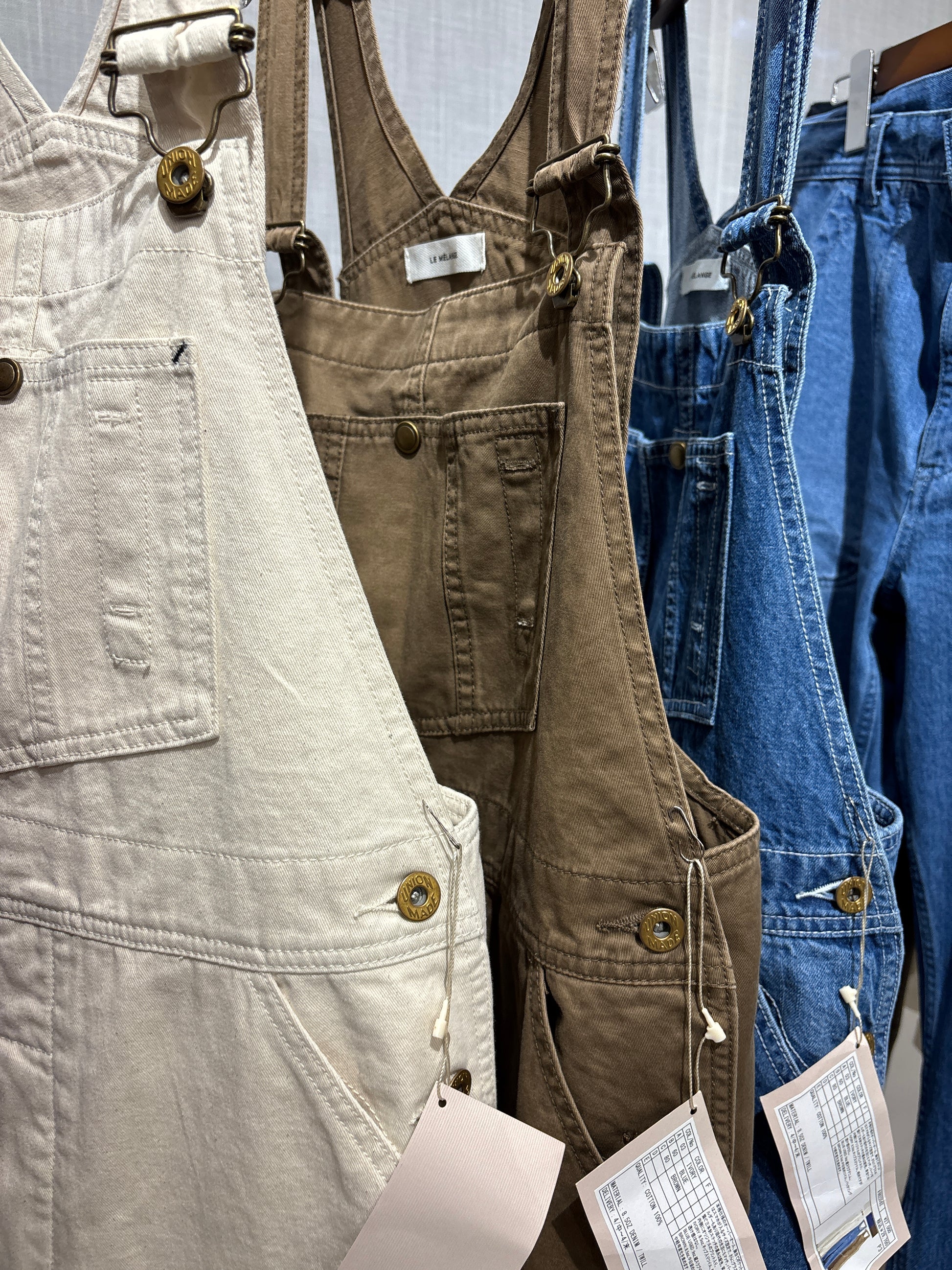 受付終了【予約販売】オーバーオール／8623502／LE MÉLANGE／2026 SS#2