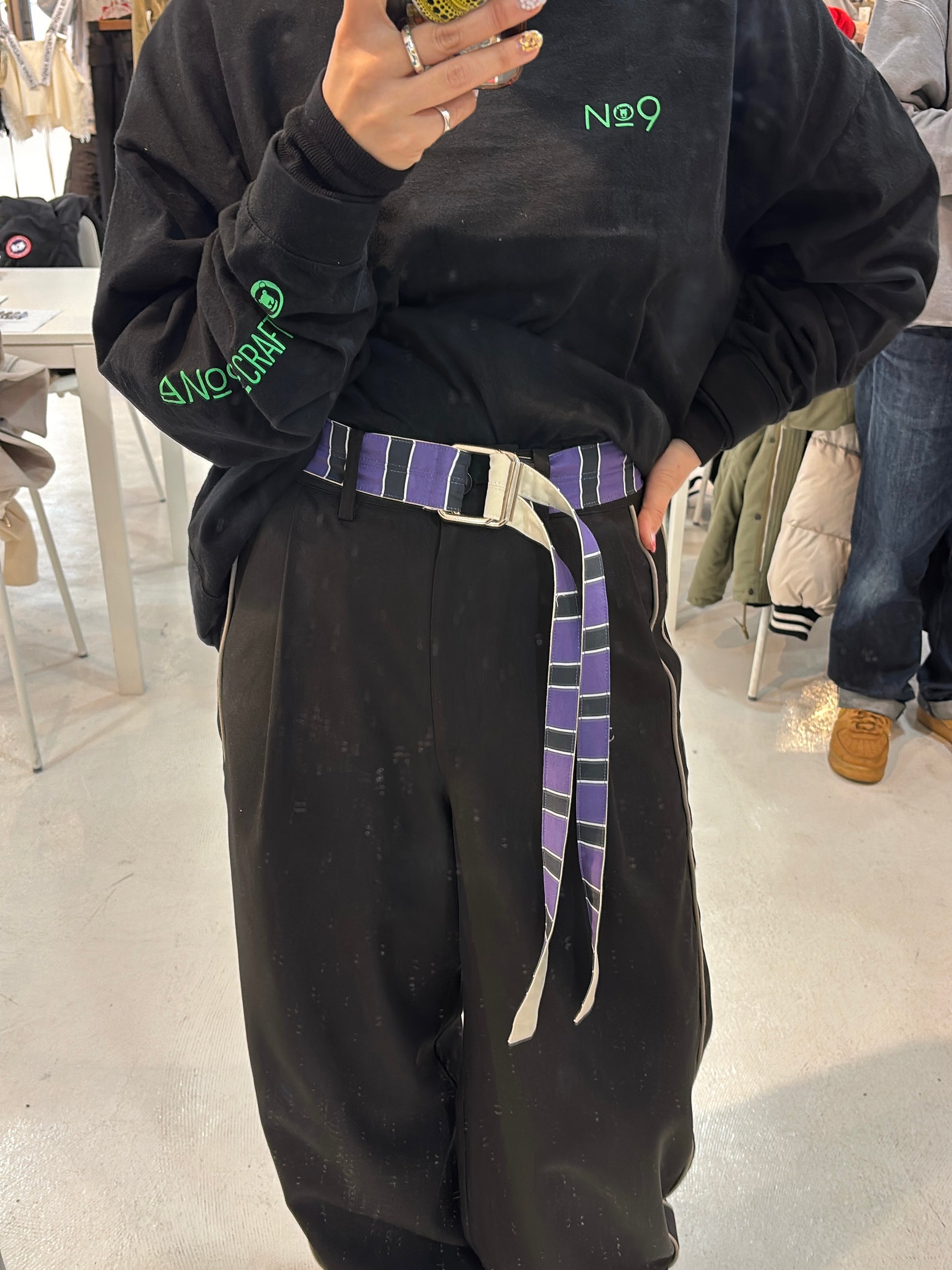 受付終了【予約販売】レジメンタル柄ベルト／AC-26067-S／MARGAUX VINTAGE／2026 SS#2