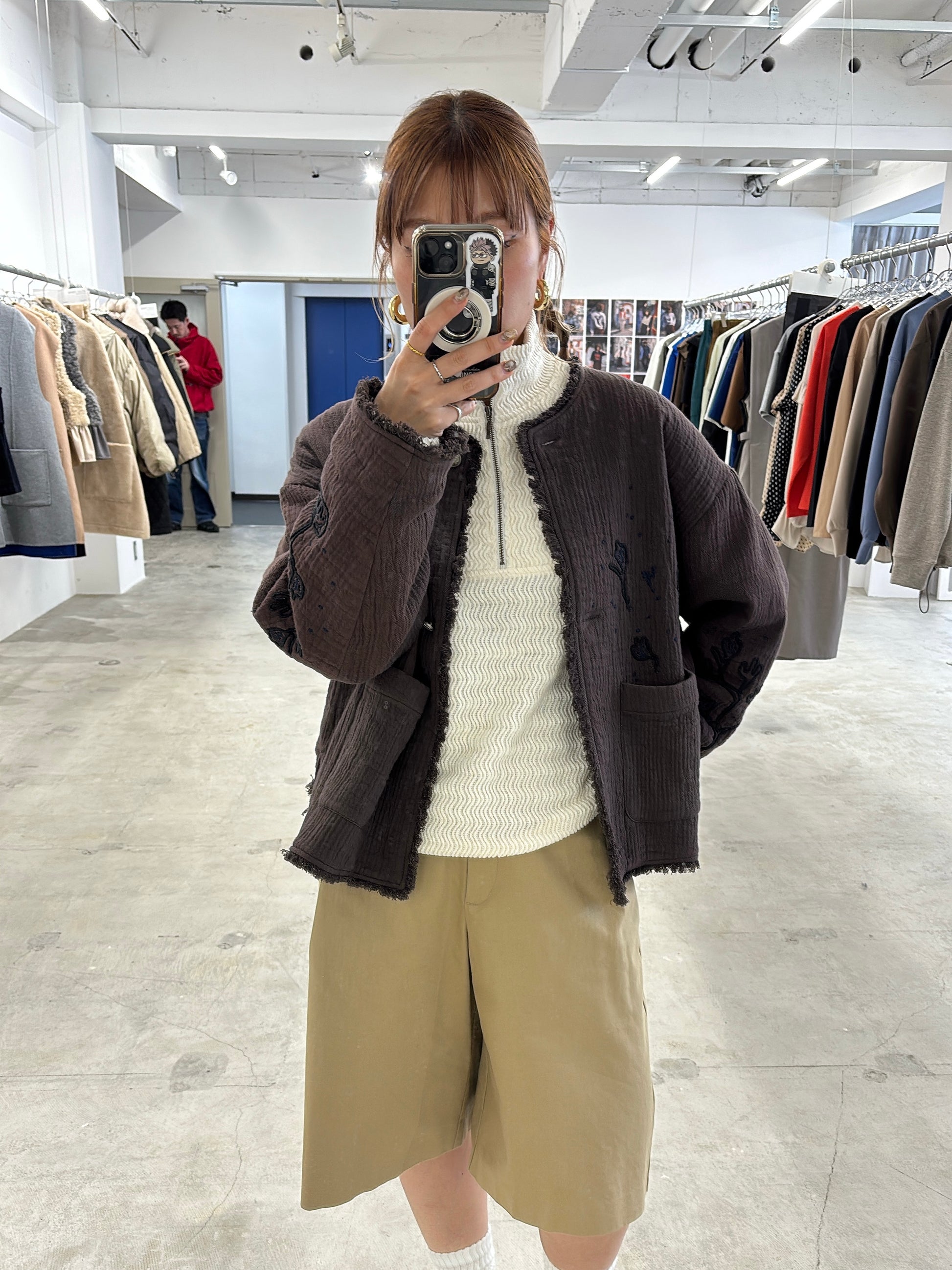 【予約⚡︎販売】刺繍クルーネックジャケット／#8643804／LE MÉLANGE／2026 AW #1