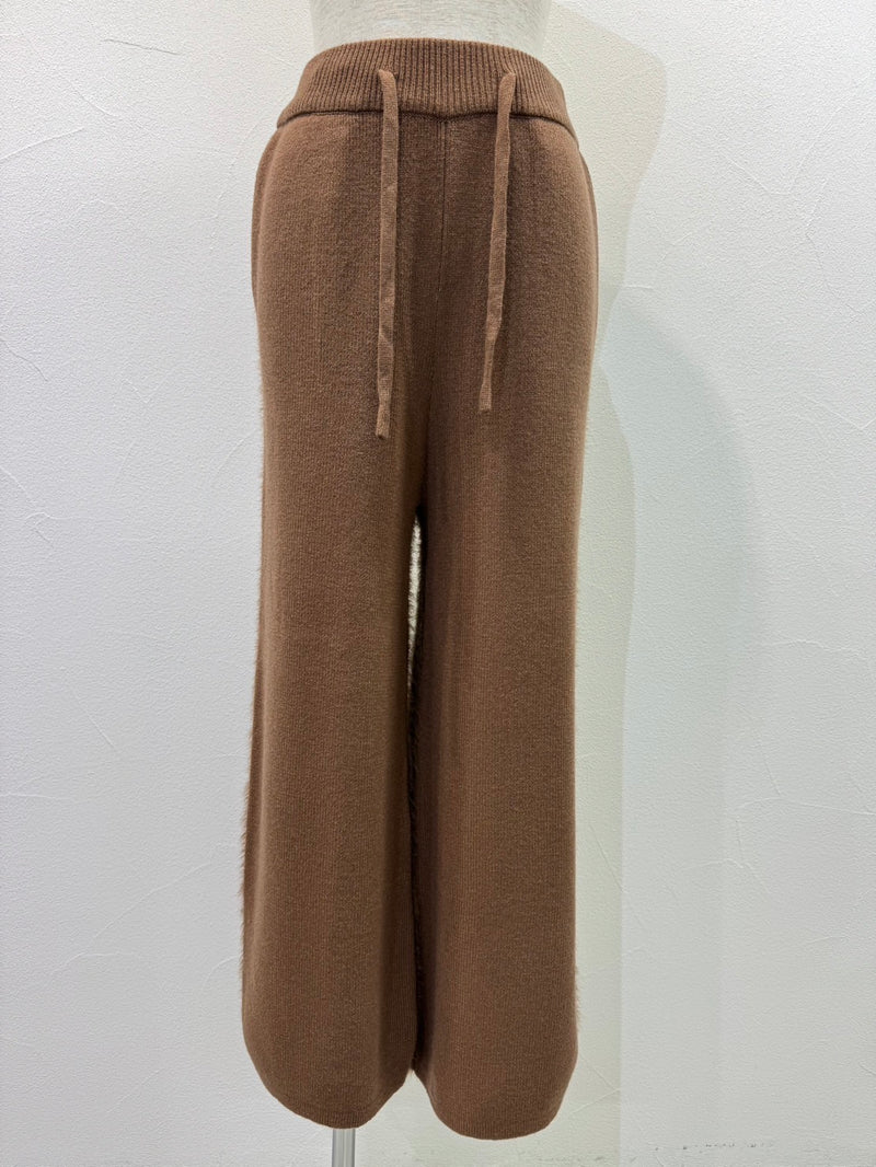 【予約⚡︎販売】シャギーコンビニットワイドパンツ／604510／CYAN tokyo／2026 AW#1