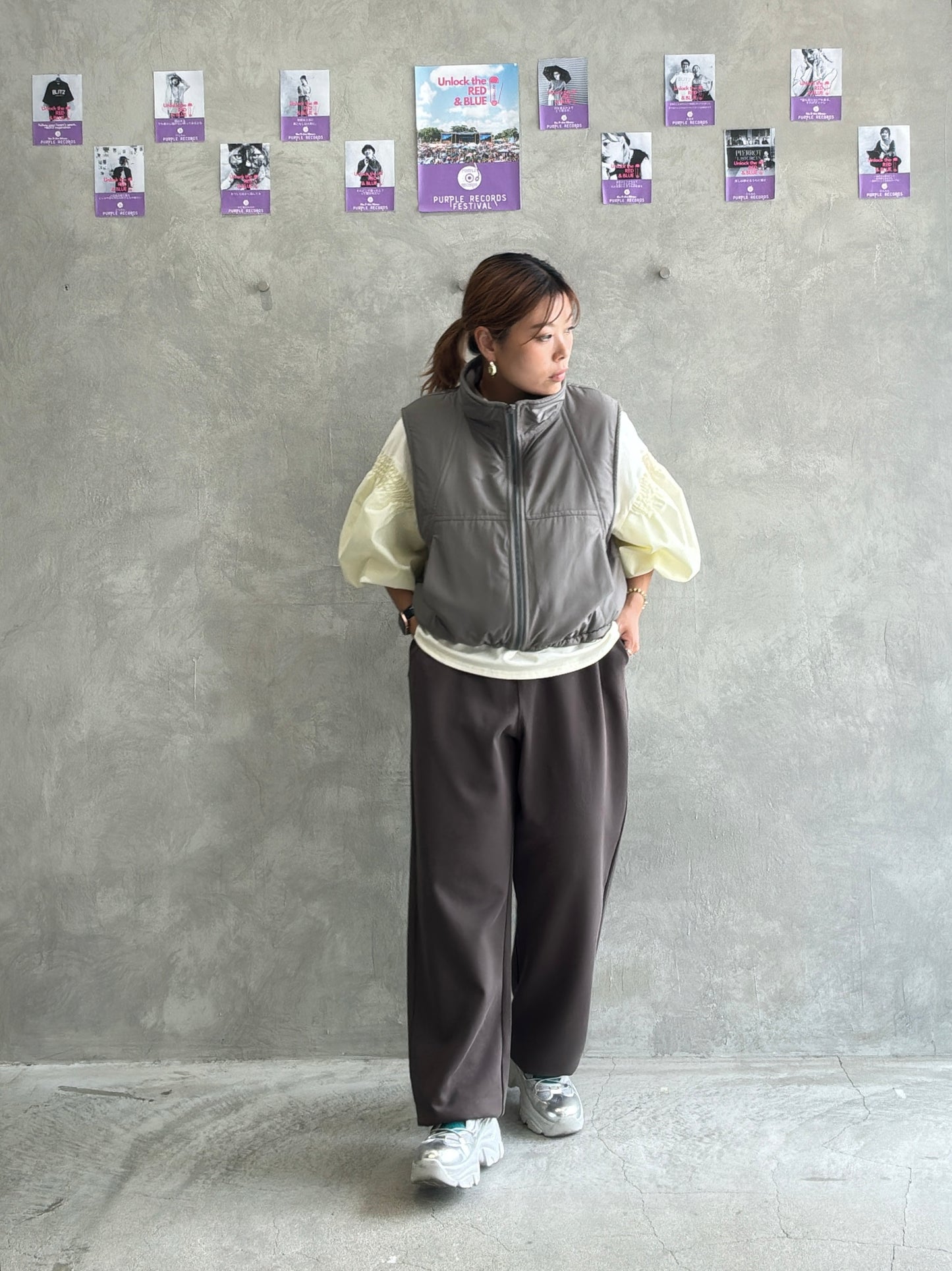 トラックパンツ／Anna Kerry