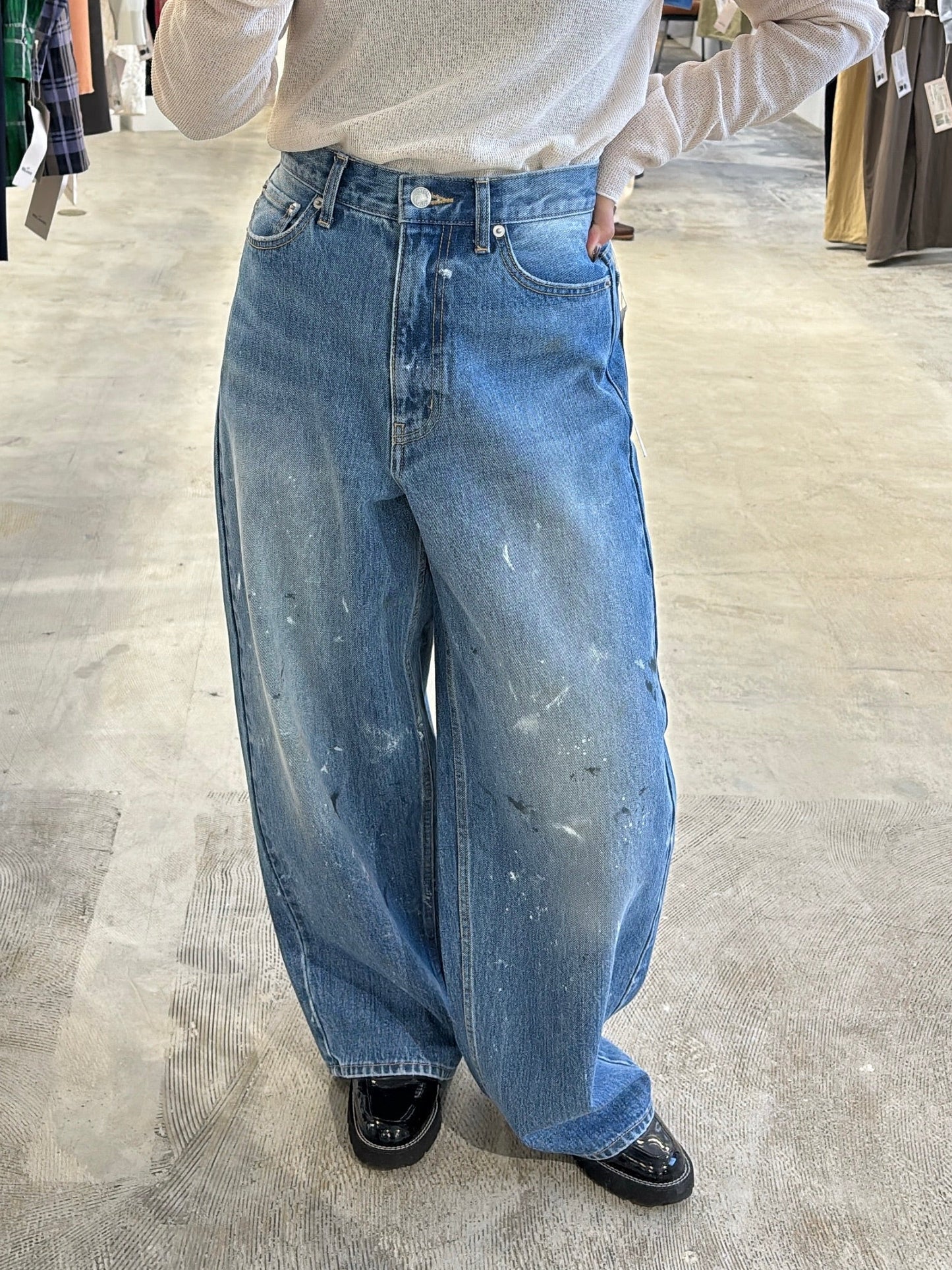 受付終了【予約販売】デニムパンツ／8613502／LE MÉLANGE