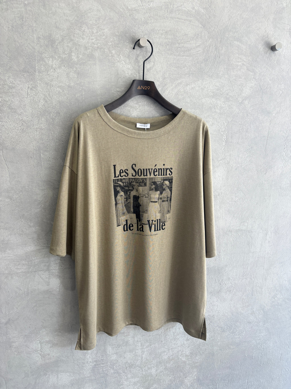 【予約販売】Les Souvenirs シアー天竺Tシャツ／ING