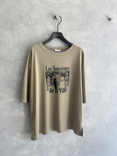 【予約販売】Les Souvenirs シアー天竺Tシャツ／ING