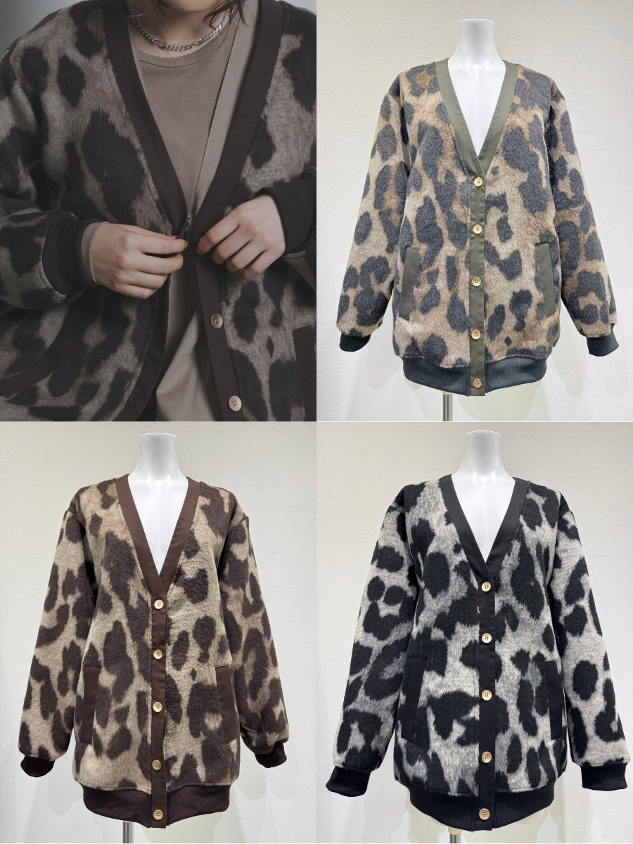 【予約⚡︎販売】レオパードシャギーリブカーデ／607543／CYAN tokyo／2026 AW#2