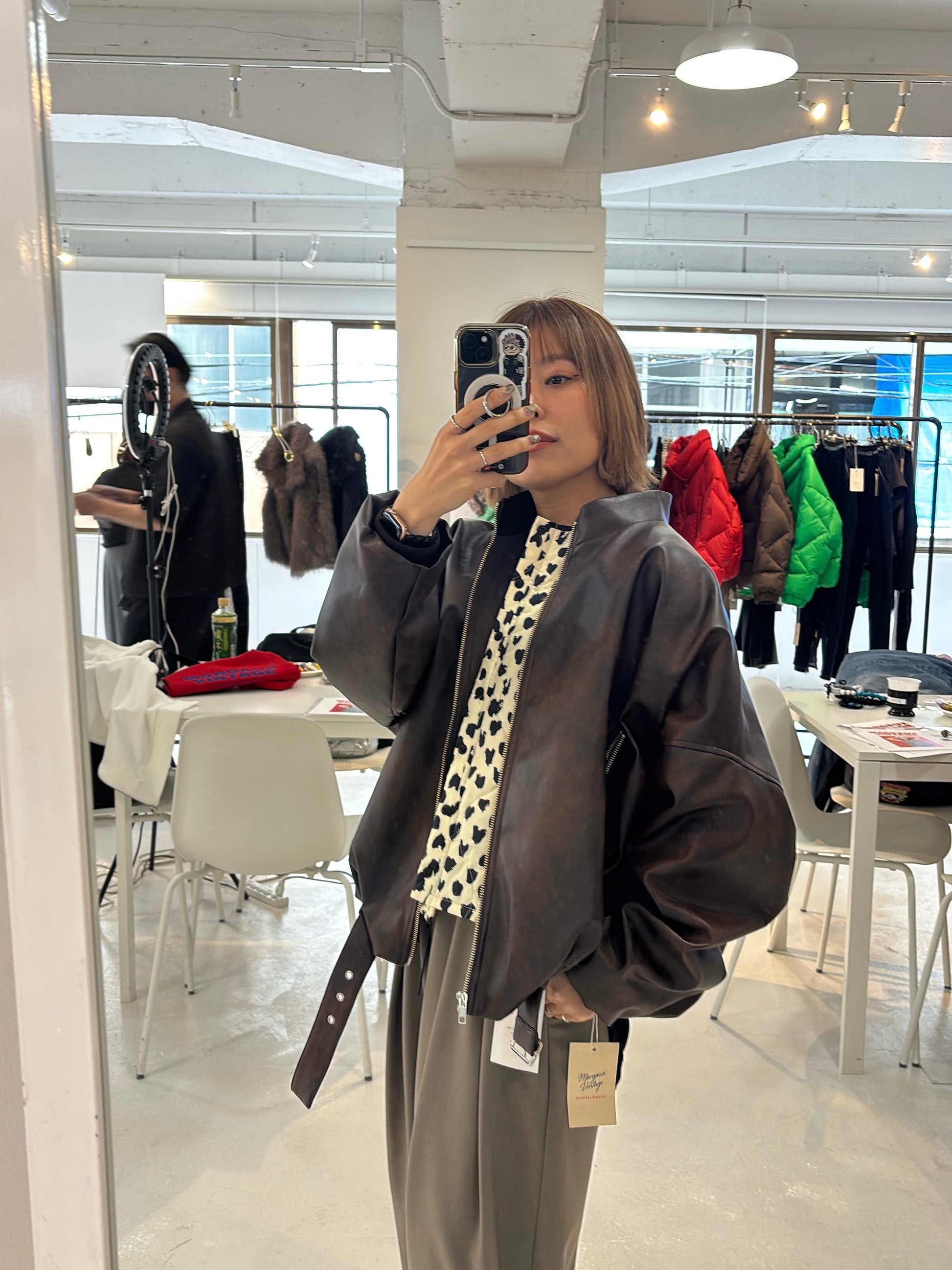 【予約⚡︎販売】ハート柄パディングベスト／MG JK-26086-A／MARGAUX VINTAGE／2026 AW＃1