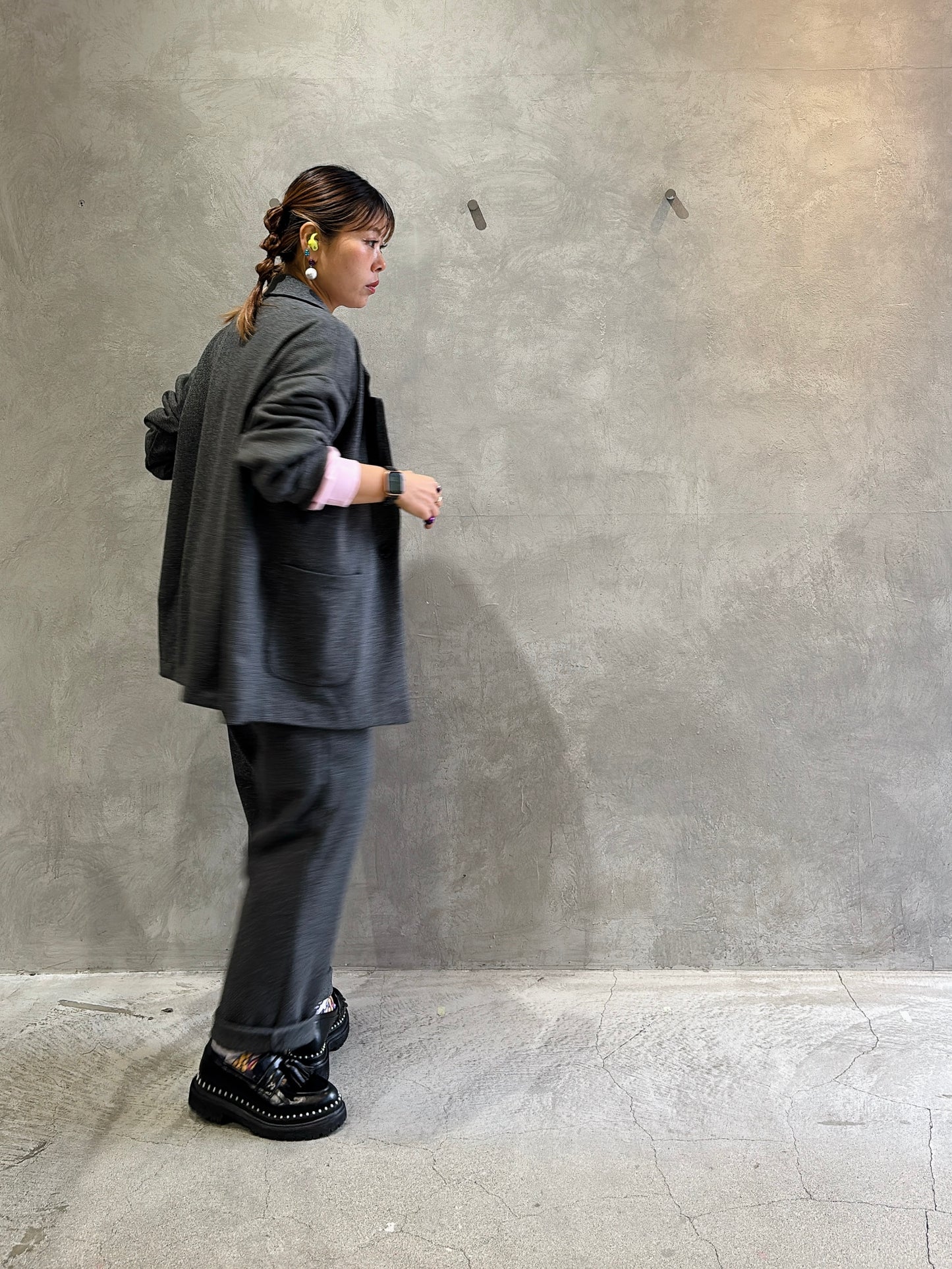 ロングテーラージャケット／LE MÉLANGE