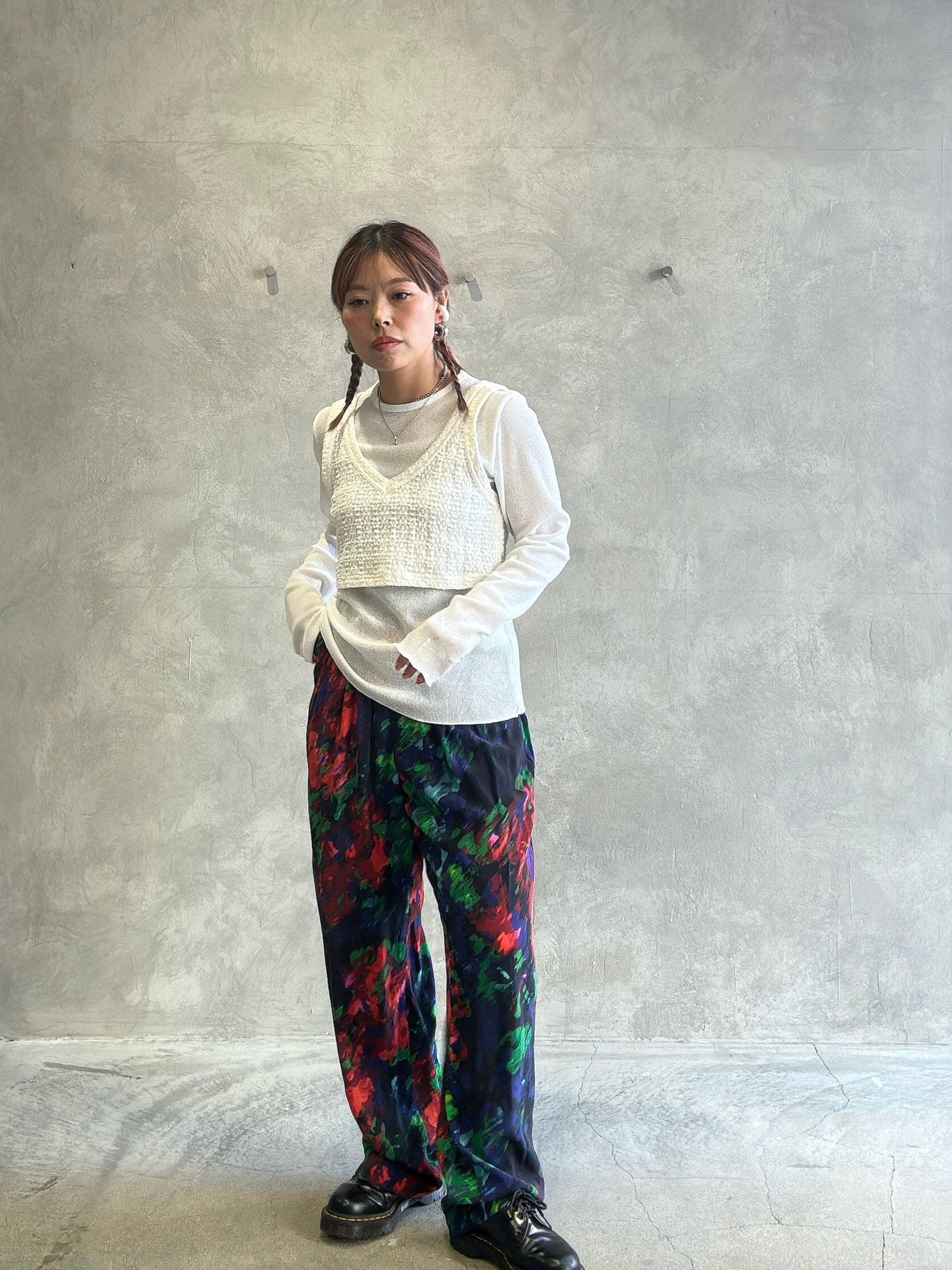 ショート丈キャミソール／8611001／LE MÉLANGE