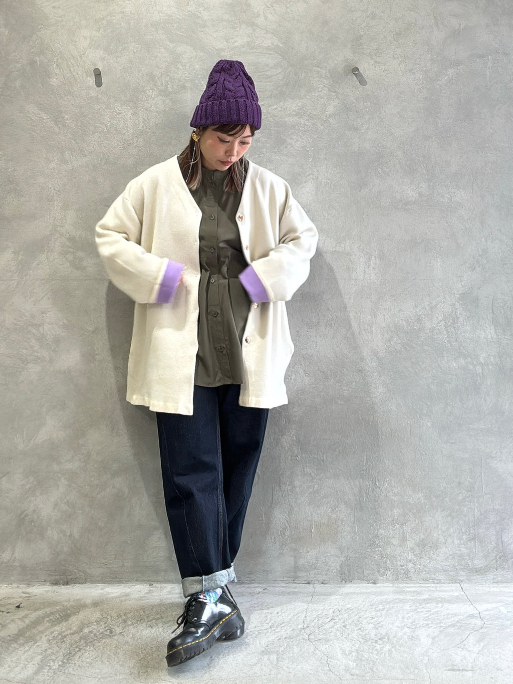 ゆるフィットニットキャップ