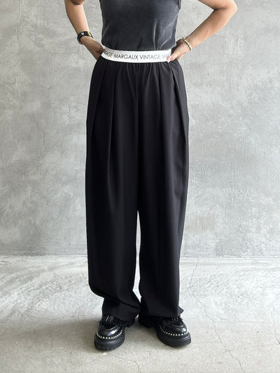ロゴウエストタックパンツ／MG PT-26089-A／MARGAUX VINTAGE／2026 AW＃1