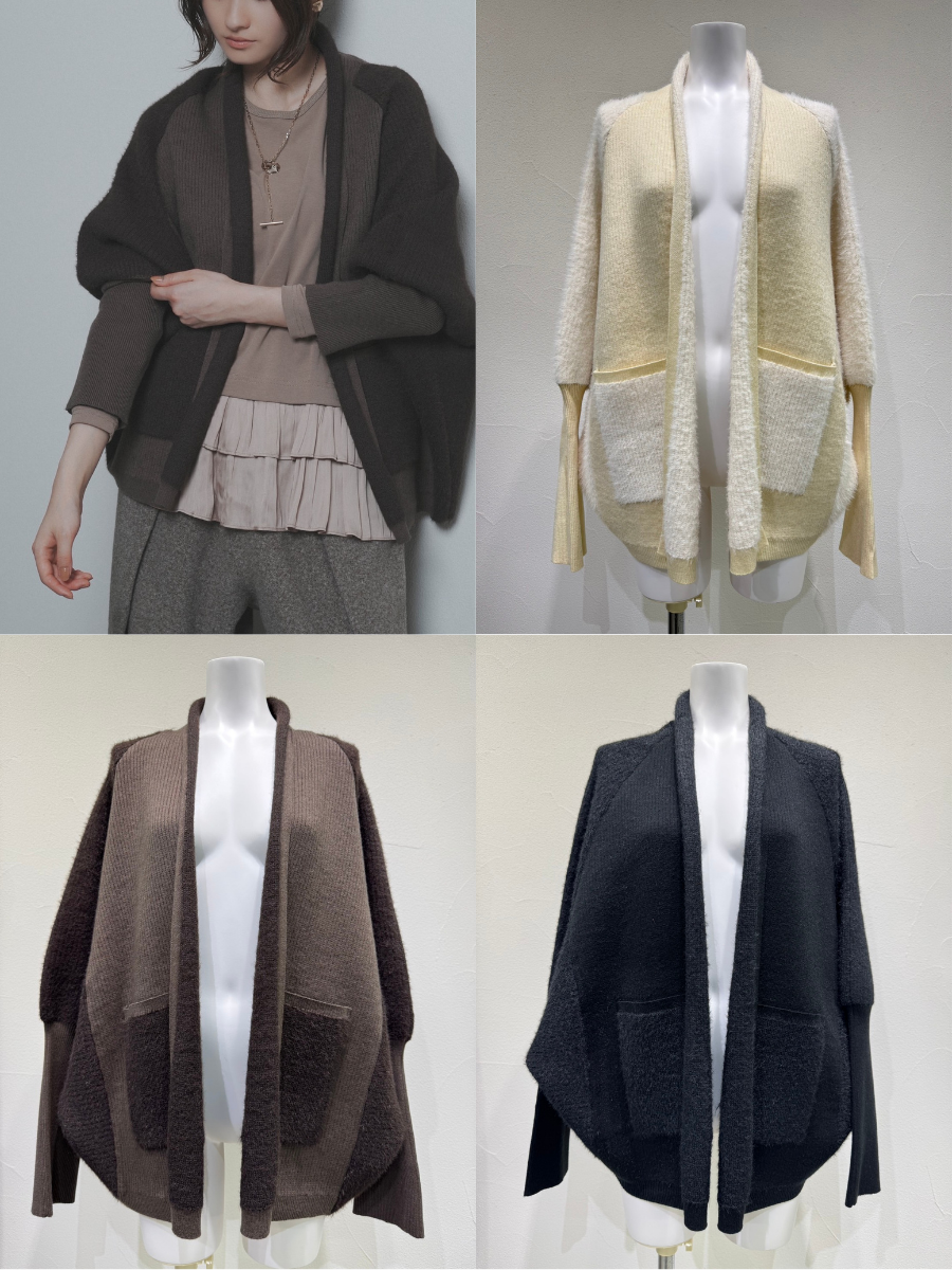 【予約⚡︎販売】シャギードルマンリブカーデ／607541／CYAN tokyo／2026 AW#2