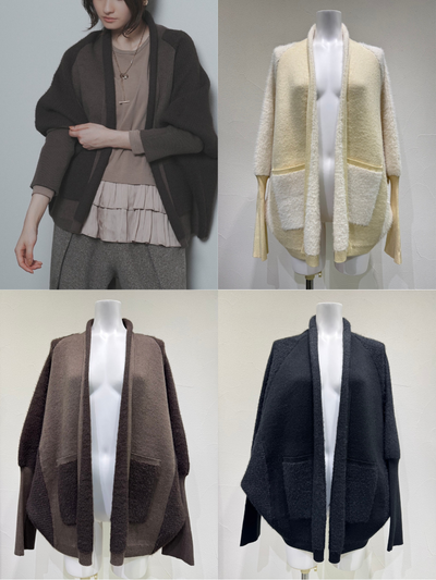【予約⚡︎販売】シャギードルマンリブカーデ／607541／CYAN tokyo／2026 AW#2