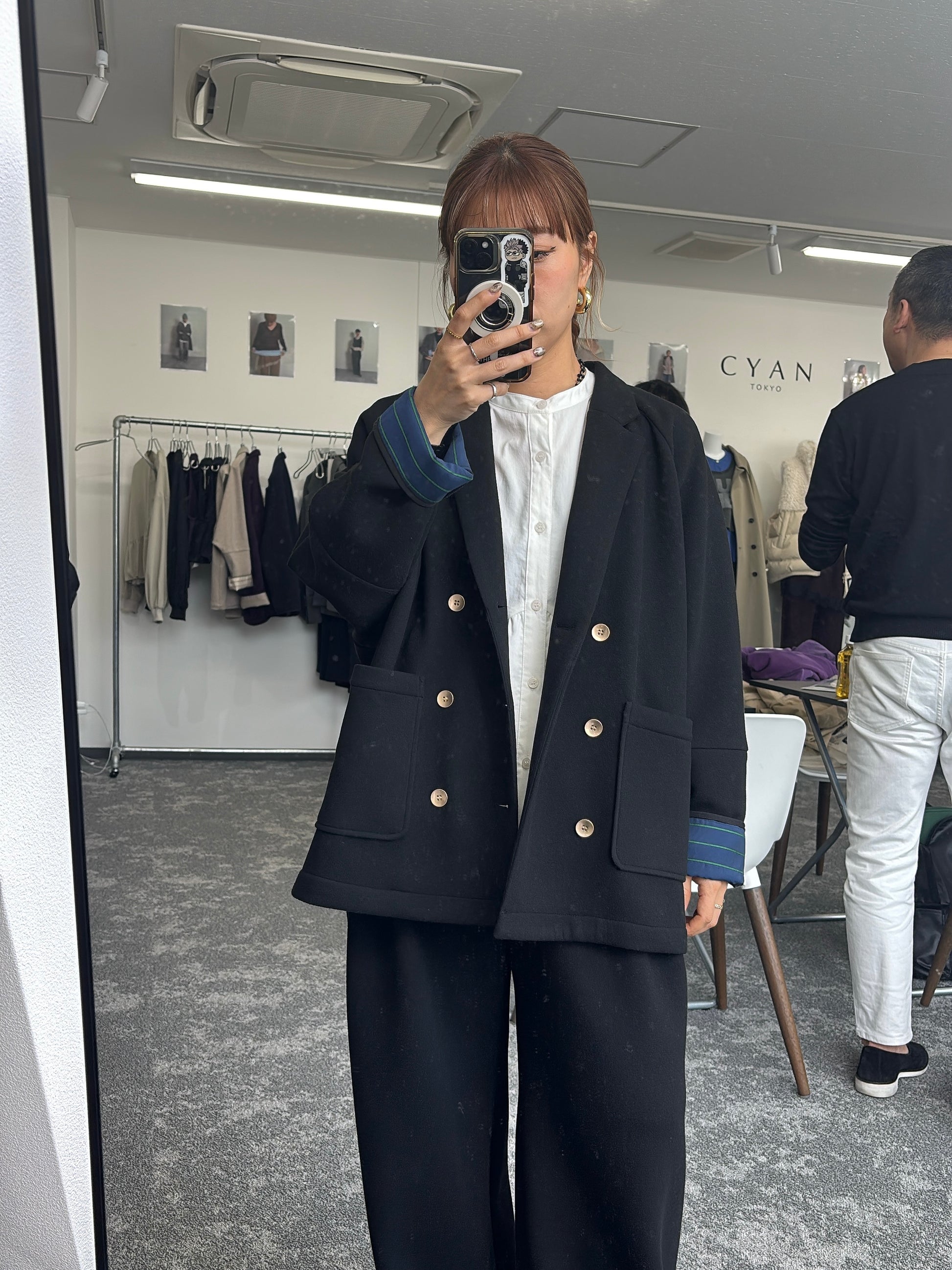 【予約⚡︎販売】ギャザーバルーンシャツ／604489／CYAN tokyo／2026 AW#1