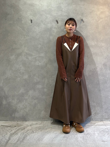 ダブルガーゼノーカラーシャツ／LE MÉLANGE