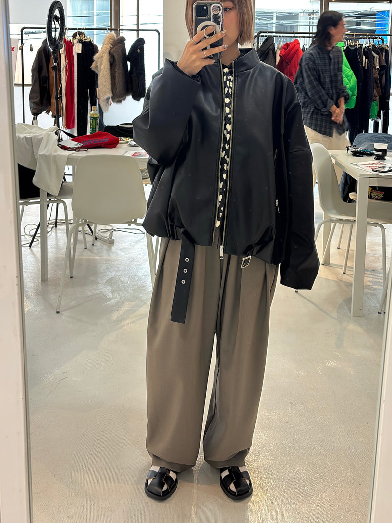 受付終了【予約⚡︎販売】レザーライダース／MG JK-26081-A／MARGAUX VINTAGE／2026 AW＃1