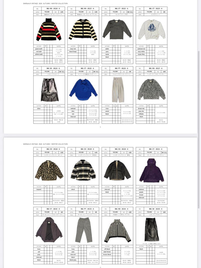 2026AW #2　LOOK写真／MARGAUX VINTAGE【予約⚡︎販売】