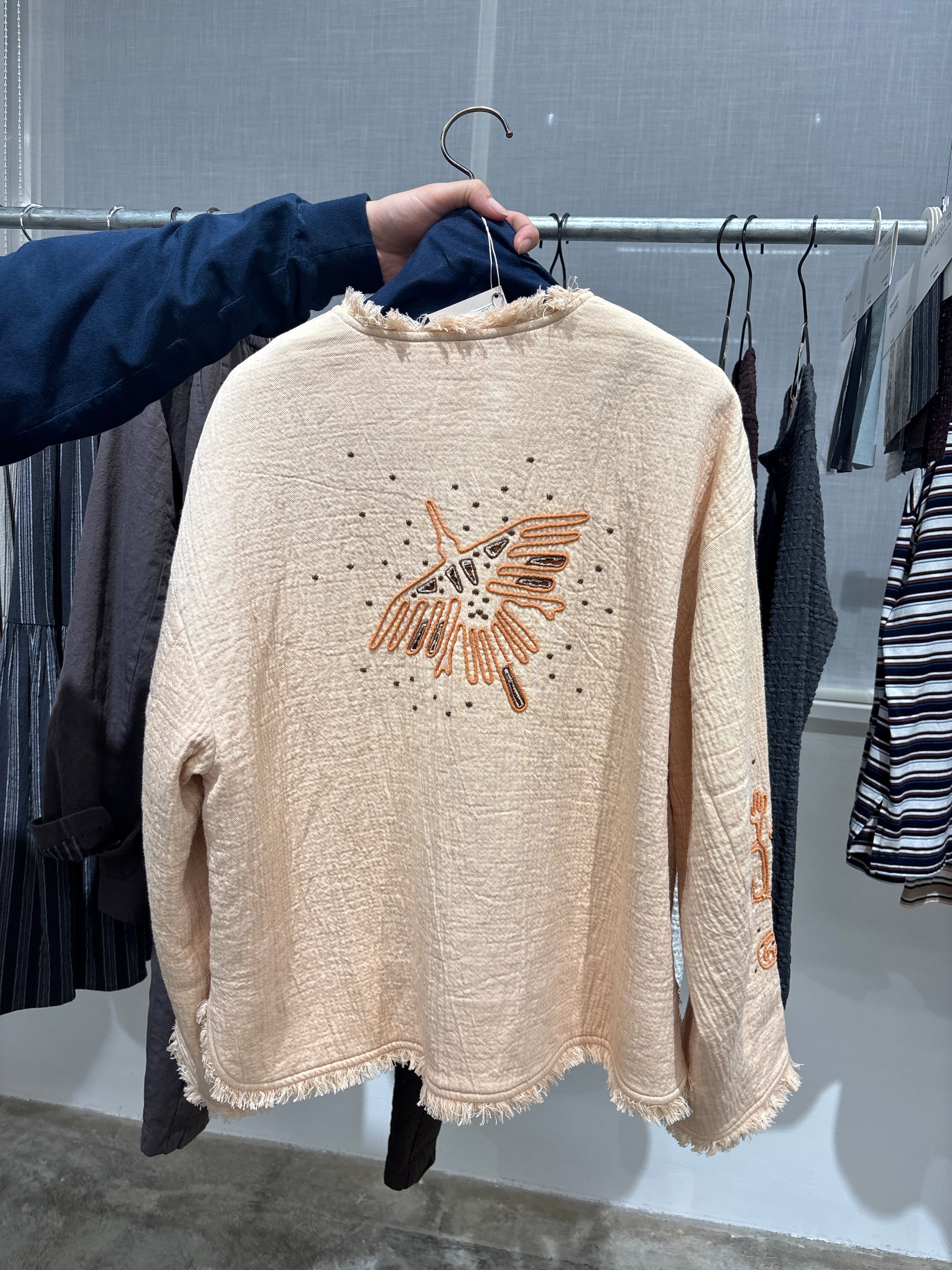 【予約⚡︎販売】刺繍クルーネックジャケット／#8643804／LE MÉLANGE／2026 AW #1