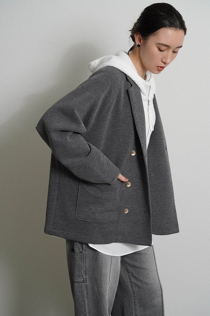 【予約⚡︎販売】パイルフーディスリットプルオーバー／604501／CYAN tokyo／2026 AW#1